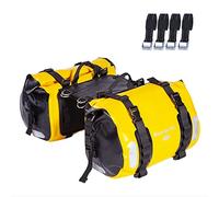 WILD HEART Waterproof Bag Motorcycle Saddlebags 40L Tank Bag Motor Side Bag (Yellow)…