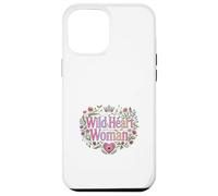 Wild Heart Woman Floral Empowerment Design Case for iPhone 12 Pro Max