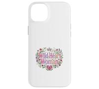 Wild Heart Woman Floral Empowerment Design Case for iPhone 14 Plus
