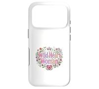 Wild Heart Woman Floral Empowerment Design Case for iPhone 17 Pro