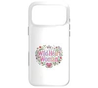 Wild Heart Woman Floral Empowerment Design Case for iPhone 17 Pro Max