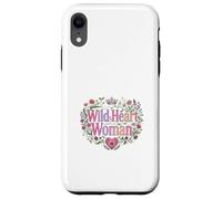 Wild Heart Woman Floral Empowerment Design Case for iPhone XR