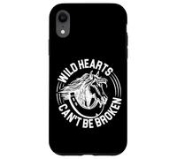 Wild Hearts Cant Be Broken Horses Jumping Horse Riding Case for iPhone XR