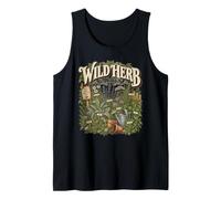 Wild Herb Garden Vintage Botanical Gardening Design Tank Top