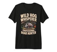 Wild Hog Whisperer Professional Boar Hunter Hog Hunting Premium T-Shirt
