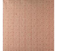 Wild Home Cushion Cover Geometric Weave 1 Piece 60 x 60 cm Burgundy | 100% Cotton, Modern, Square, Removable Cover, Home Décor
