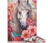 Wild Horse Hues Puzzles 500 Pieces for Teenagers Gifts Puzzle Jigsaws for Adults Sustainable Puzzle for Adults | Games 500pcs (52x38cm)