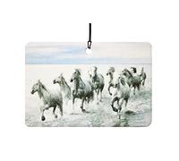 Wild Horses Car Air Freshener (Funny/Fun Xmas Christmas Stocking Filler/Secret Santa/Novelty Scented Animal Gift)