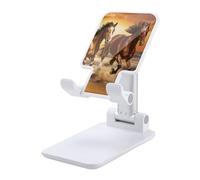 Wild Horses Running on The Beach Novelty Cell Phone Stand Adjustable Phone Holder