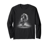 Wild Icelandic Horse Running Freedom Strength Long Sleeve T-Shirt