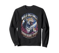 Wild Instinct Unbreakable Spirit Leopard Flame Sweatshirt