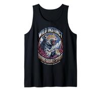 Wild Instinct Unbreakable Spirit Leopard Flame Tank Top