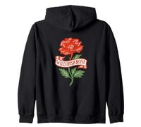 Wild Irish Rose Ireland Roses Art Zip Hoodie