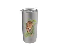 Wild Jaguar Jungle Nature for Cat Lover Stainless Steel Insulated Tumbler