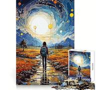 Wild Journey Jigsaw Puzzles for Adults 1000 Piece Mental Exercise Mindful Leisure Snug Lock (38x26cm)