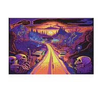 Wild Jungle 1000 Piece Wooden Jigsaw Puzzle- Brain Teaser Game for Adults & Children Educational Activities Jigsaws Puzzles （75×50cm）