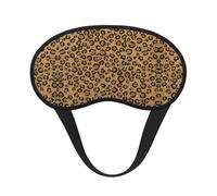 Wild Leopard Animal Print Sleep Eye Mask Light Blocking Soft and Comfortable Night Eye Blinder for Women Men for Sleeping Travel Night Shift