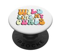 Wild Like My Curls Cute Curly Hair Funny PopSockets Adhesive PopGrip
