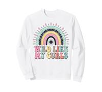Wild Like My Curls Cute Curly Hair Funny Sweatshirt