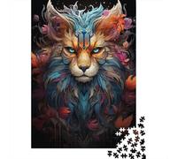 Wild Lion Puzzle Toy Educational Game Premium Cardboard Jigsaw Puzzle for Adult Children 1000pcs (38x26cm)