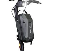 WILD MAN Hard Shell Handlebar Scooter Bag Quick Release Design Bike Bag Anti-Theft Design Scooter Storage With Carry Handle for Kick Scooters Folding Bike-GD99X(Black,4.5L)