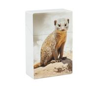 Wild Meerkats Cigarette Case Compact Waterproof Cigarette Box - Smoking Accessories, Unisex Cigarettes Case for Travel,s, Daily Use