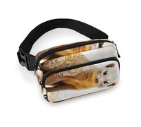 Wild Meerkats Fanny Pack Waterproof External Pocket Portable Waist Pack Outdoor Adjustable Strap Lightweight Waist Bag for Workout Traveling Casual Running Hiking Cycling