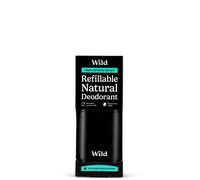 Wild Men's Black Case and Fresh Cotton and Sea Salt Deodorant Refill