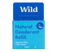 Wild Men's Fresh Cotton & Sea Salt Deodorant Refill - 40g