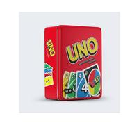 (Wild Metal Box) Flip No Uno Mercy Card Board Game Toy Family Party Prop Kids Iron Gifts Box