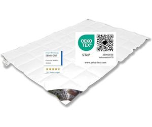 Wild Moscovy 90% Premium Down Light Light Premium Down Duvet Made in Germany - Big Size, White, 200 x 200 cm