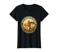 Wild Mushroom Forager Forest Finds Club Value Graphic T-Shirt, Women, Black, S