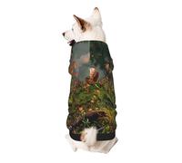 wild mushroom Printed Dog Hoodie Soft Dog Sweatshirt Cute Cat Dog Clothes for Small Dogs Kitten Puppy, M