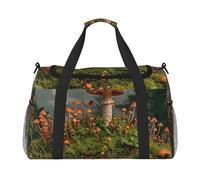 Wild Mushroom Printed Travel Duffle Bag for Men Women Weekender Travel Organizer Bag for Sport, Outdoors, Gym & Fishing