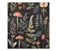 Wild Mushrooms Dishwasher Magnet Cover Waterproof Magnectic Sticker Refrigerator Magnet Decor Home Cabinet Decals Appliances Stickers for Home Decor Kitchen Decoration 23"x26"