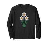 Wild Narcissus Radiiflorus Spring Bloom Long Sleeve T-Shirt