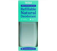 X2 Wild-Fresh Cotton & Sea Salt - Refillable’s Natural Deodorant 80g Vegan 24hr