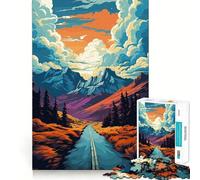 Wild Nature 1000 Piece Jigsaw Puzzles Memory Train Fun Smooth Burr Free Surface Entertaining Challenge for Spare Time (38x52cm)