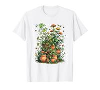 Wild Nature Garden with Mushrooms and Cracked Pots T-Shirt