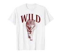 Wild Nature Wolf Wilderness Lover Vintage Graphic T-Shirt