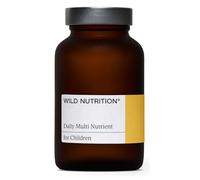 WILD NUTRITION Daily Multi Nutrient for Children | Multivitamin Supplement for Kids, with Vitamins B, C, D, Magnesium, Zinc & Iron, 1 Month Supply, 60 Capsules, 1 Month Supply