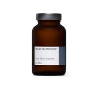 WILD NUTRITION Food-Grown® Men's Daily Multi Nutrient | Multivitamin Tablets for Men | Multivitamin for Men to Support Normal Testosterone, Brain & Nervous System, and Energy Metabolism | 60 Capsules