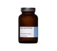 WILD NUTRITION Food-Grown Teen Boy Daily Multi Nutrient | Multivitamin for Teens Boys with Zinc, Selenium, Folate and More to Support Strong Bones, B