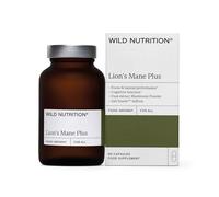 WILD NUTRITION Lion's Mane Plus with Safr’Inside Saffron | Food-Grown Ingredients | Focus and Mental Performance, Cognitive Function, Emotional Wellbeing and Inner Balance