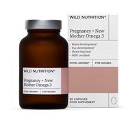 Wild Nutrition Pregnancy & New Mother Omega 3 for Women 60 Capsules