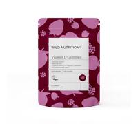 WILD NUTRITION Vitamin D Gummies for Children | Supplement for Kids, Immune, Bone & Muscle Health Support, 25 µg (1000 iu) Vitamin D3, Berry Flavour, Vegan, 1 Month Supply
