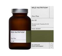 Wild Nutrition Zinc Plus Blended with Vitamins B1, B2 & B6 30 Capsules.