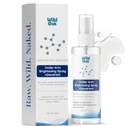 Wild Oak Underarm Brightening Spray with Kojic Acid, Natural Deodorant for Dark Spots, 100ml