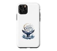 Wild & Ocean Free Whale Moon Coastal Nautical Case for iPhone 11 Pro