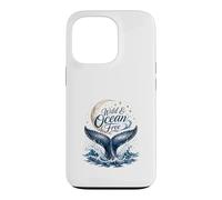 Wild & Ocean Free Whale Moon Coastal Nautical Case for iPhone 13 Pro